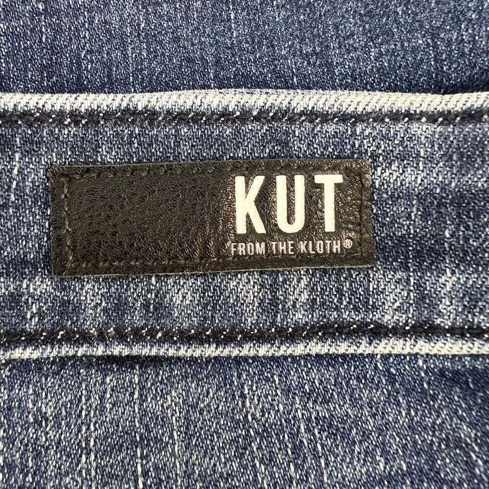 Kut From The Kloth Jeans Women's 12 Blue Juliet Slouchy Boyfriend Button Fly - Picture 6 of 16